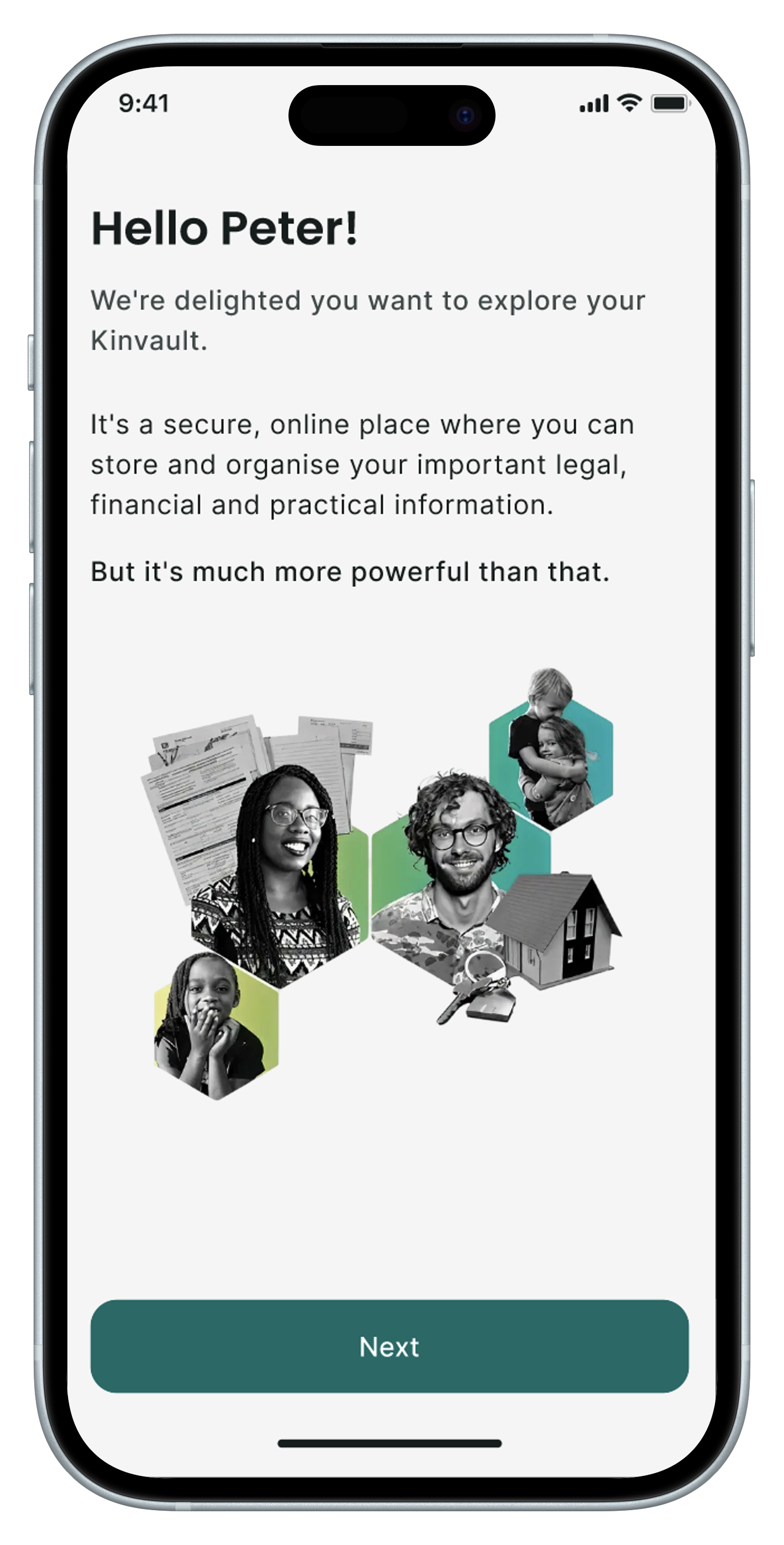 Secure digital platform for estate handover